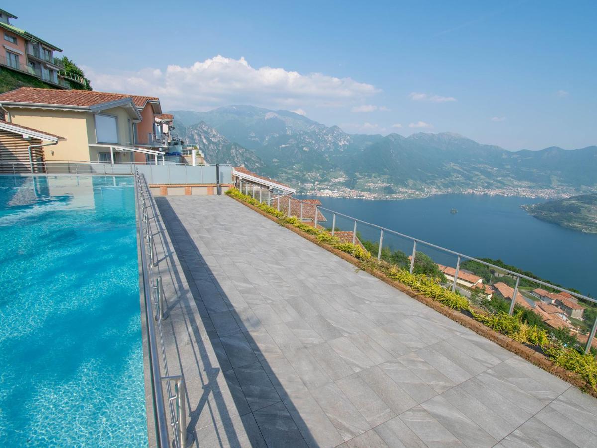 Van Gogh - Beautiful Lake Iseo View And Swimming Pool Parzanica Exteriér fotografie